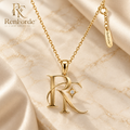 RenForde™ Initial Letter Pendant Necklace – Personalized Alphabet Jewelry for Everyday Wear & Meaningful Gifting