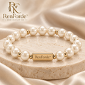 RenForde™ Signature Beaded Bracelet – Elegant Multi-Bead Stretch Bracelet for Everyday Wear, Layering & Meaningful Gifting